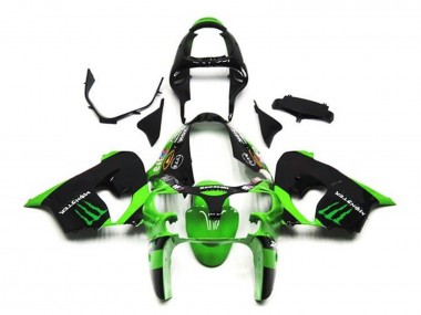 Compra Carenados Moto Kawasaki ZX9R 2002-2003 - Verde Negro Monstruo