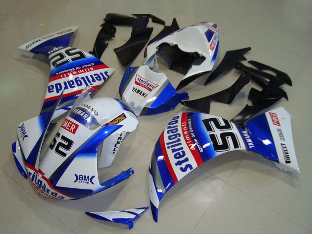 Compra Carenados Moto Yamaha YZF R1 2009-2011 - Blanco Azul Rojo Negro Sterilgarda
