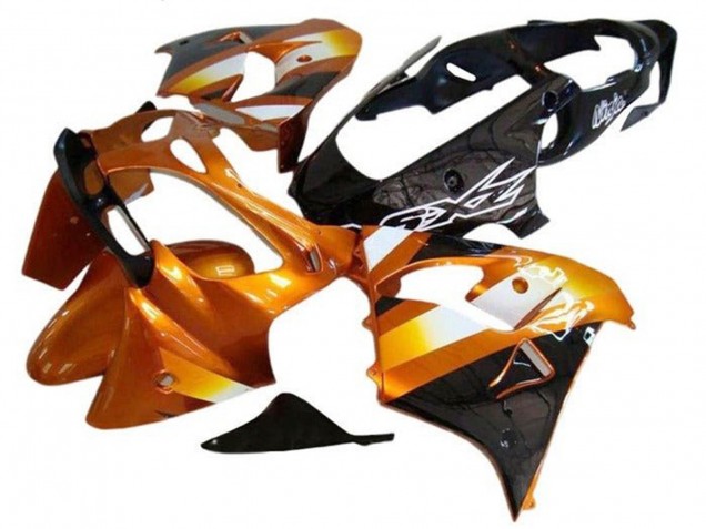 Compra Carenados Moto Kawasaki ZX9R 2002-2003 - Naranja Negro Blanco