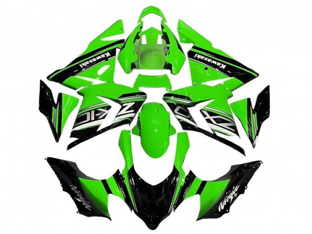 Compra Carenados Moto Kawasaki ZX10R 2004-2005 - Negro Verde Plata
