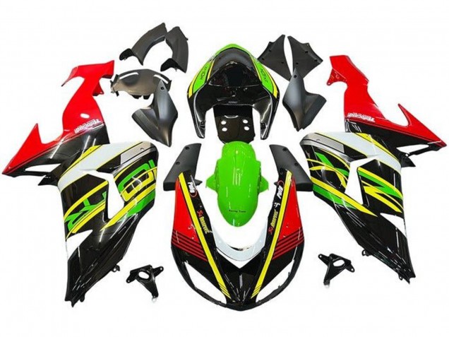 Compra Carenados Moto Kawasaki ZX10R 2006-2007 - Rojo Verde Amarillo Negro