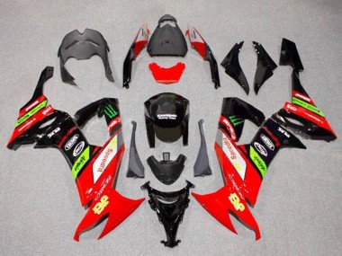 Compra Carenados Moto Kawasaki ZX10R 2008-2010 - Rojo Verde Negro Amarillo