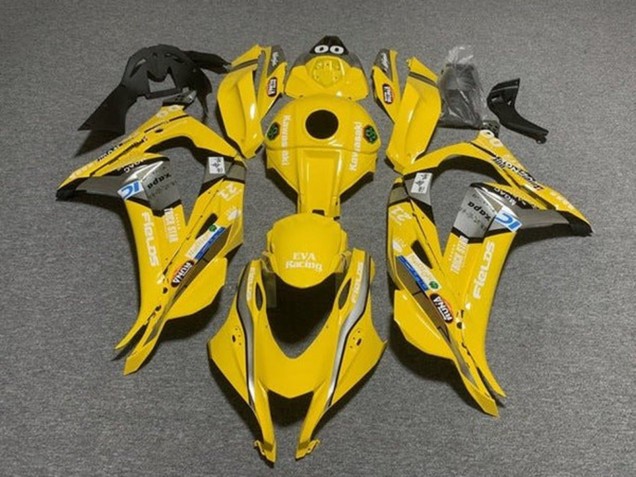 Compra Carenados Moto Kawasaki ZX10R 2016-2020 - Amarillo Azul Blanco Trick Star EVA Racing