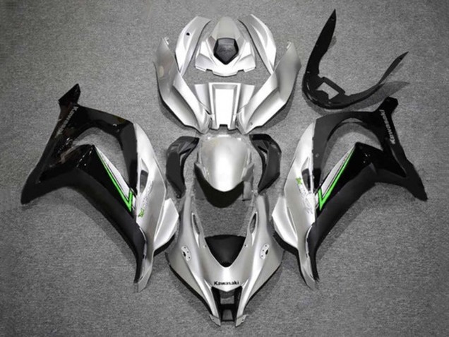 Compra Carenados Moto Kawasaki ZX10R 2016-2020 - Plata Verde Negro