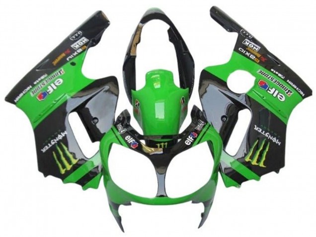 Compra Carenados Moto Kawasaki ZX12R 2000-2001 - Verde Negro Amarillo Elf Monstruo