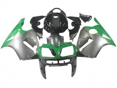 Compra Carenados Moto Kawasaki ZX12R 2000-2001 - Plata Verde Negro