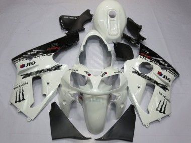 Compra Carenados Moto Kawasaki ZX12R 2000-2001 - Blanco Perla Negro Elf Monstruo Energy