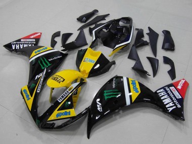 Compra Carenados Moto Yamaha YZF R1 2012-2014 - Amarillo Blanco Negro Rojo Verde Monstruo