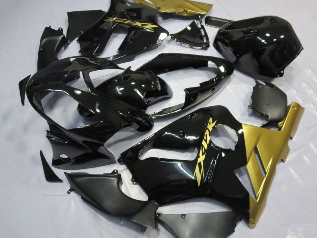 Compra Carenados Moto Kawasaki ZX12R 2002-2006 - Negro Brillante Oro