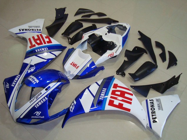 Compra Carenados Moto Yamaha YZF R1 2012-2014 - Blanco Azul Rojo Fiat