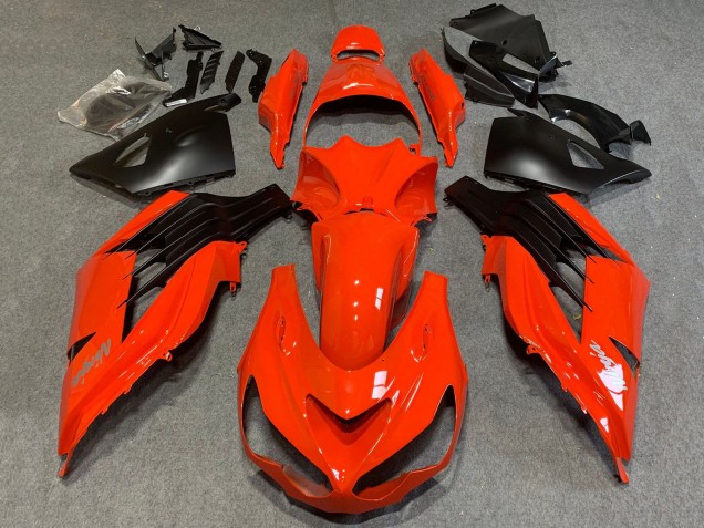 Compra Carenados Moto Kawasaki ZX14R ZZR1400 2012-2024 - Rojo Negro Mate