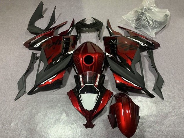 Compra Carenados Moto Kawasaki EX300 2013-2024 - Rojo Negro Blanco