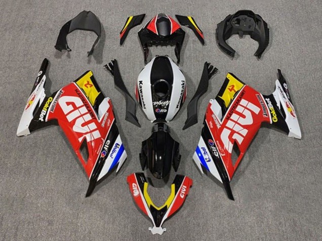 Compra Carenados Moto Kawasaki EX300 2013-2017 - Blanco Rojo Amarillo Azul Negro Givi