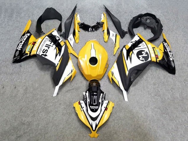 Compra Carenados Moto Kawasaki EX300 2013-2024 - Amarillo Blanco Negro