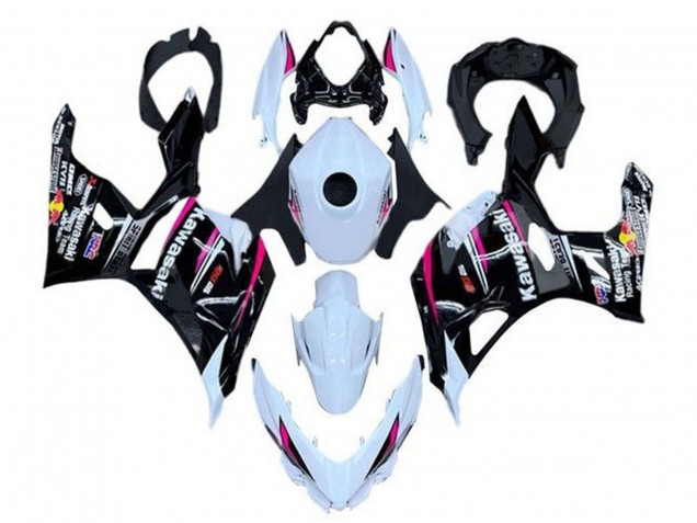 Compra Carenados Moto Kawasaki Ninja 400 2018-2024 - Blanco Rosa Negro