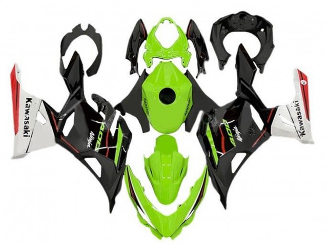 Compra Carenados Moto Kawasaki Ninja 400 2018-2024 - Verde Negro Blanco Rojo