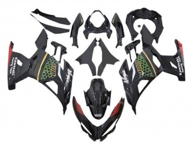 Compra Carenados Moto Kawasaki Ninja 400 2018-2024 - Negro Verde Rojo Amarillo Honeycomb