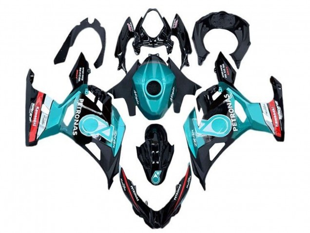 Compra Carenados Moto Kawasaki Ninja 400 2018-2024 - Azul Claro Rojo Negro Petronas