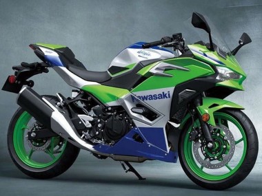 Compra Carenados Moto Kawasaki Ninja 500 EX500R 2024-2025 - Plata Verde Azul
