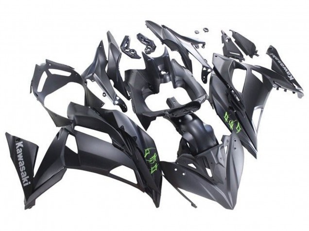 Compra Carenados Moto Kawasaki Ninja 650 EX650 2017-2019 - Negro Mate Verde