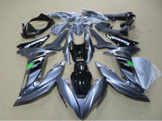 Compra Carenados Moto Kawasaki Ninja 650 EX650 2017-2019 - Gris Brillante Verde Negro Blanco