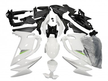 Compra Carenados Moto Kawasaki Ninja 650 EX650 2020-2025 - Blanco Brillante Verde