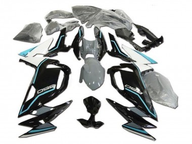 Compra Carenados Moto Kawasaki Ninja 650 EX650 2020-2025 - Blanco Azul Negro Brillante