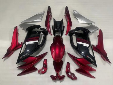 Compra Carenados Moto Kawasaki Ninja 650 EX650 2020-2025 - Rojo Plata Blanco Negro