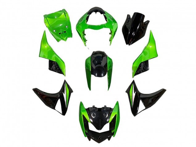Compra Carenados Moto Kawasaki Z1000 2007-2009 - Verde Negro Brillante