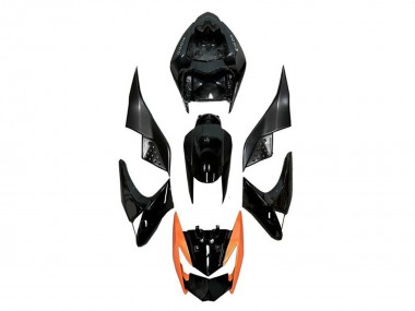 Compra Carenados Moto Kawasaki Z1000 2007-2009 - Negro Brillante Naranja