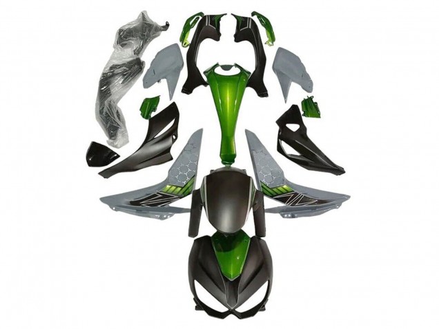 Compra Carenados Moto Kawasaki Z1000 2014-2019 - Verde Gris Negro Mate