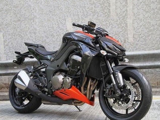 Compra Carenados Moto Kawasaki Z1000 2014-2019 - Negro Naranja