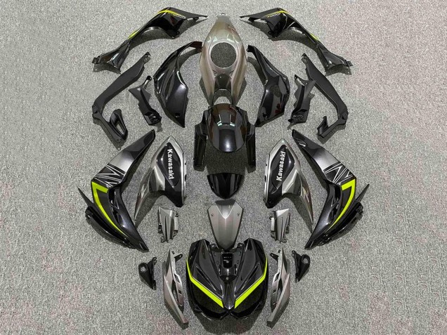 Compra Carenados Moto Kawasaki Z1000 2014-2019 - Negro Gris Amarillo