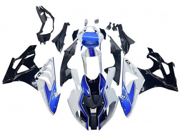 Compra Carenados Moto BMW S1000RR 2009-2014 - Blanco Azul Negro Brillante HP