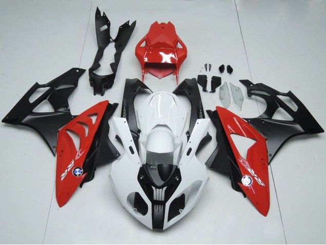 Compra Carenados Moto BMW S1000RR 2009-2014 - Blanco Rojo Negro Mate
