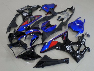 Compra Carenados Moto BMW S1000RR 2015-2016 - Azul Rojo Negro Brillante Castrol