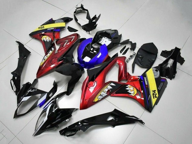Compra Carenados Moto BMW S1000RR 2015-2016 - Azul Rojo Amarillo Negro Tiburón