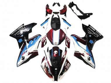 Compra Carenado Moto BMW S1000RR 2017-2018 - Blanco Azul Rojo Negro Brillante