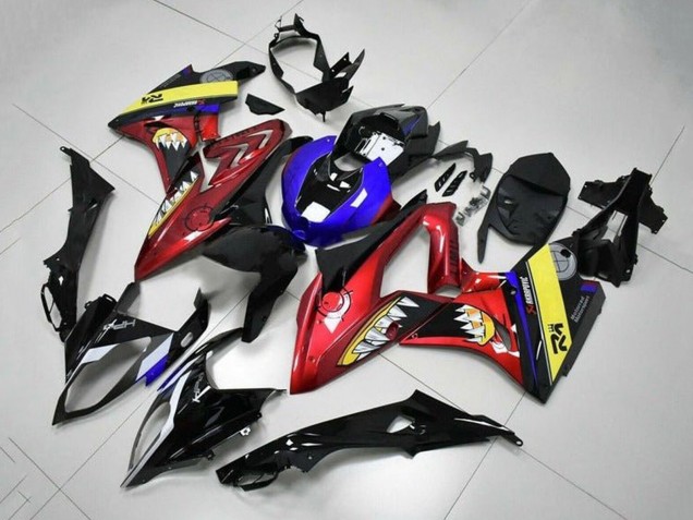 Compra Carenados Moto BMW S1000RR 2017-2018 - Amarillo Azul Rojo Negro Tiburón