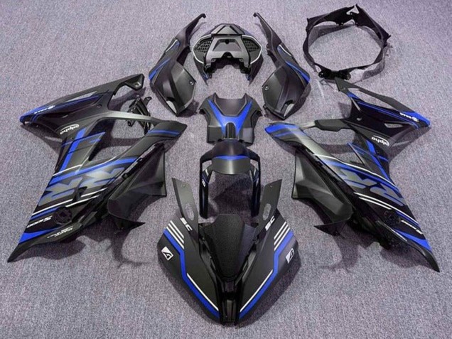 Compra Carenados Moto BMW S1000RR 2019-2022 - Negro Mate Azul Blanco Raya