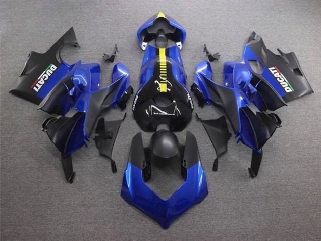 Compra Carenados Moto Ducati Panigale V4 V4S 2020-2021 - Azul Amarillo Negro Mate