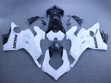Compra Carenados Moto Ducati Panigale V4 V4S 2020-2021 - Blanco Negro Brillante