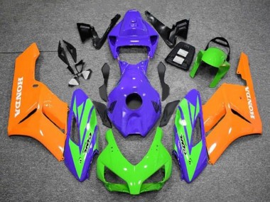 Compra Carenados Moto Honda CBR1000RR 2004-2005 - Púrpura Verde Naranja