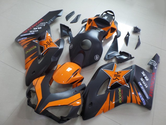 Compra Carenados Moto Honda CBR1000RR 2004-2005 - Naranja Negro Mate Rockstar