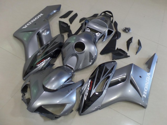 Compra Carenados Moto Honda CBR1000RR 2004-2005 - Plata Negro Brillante Raya