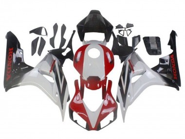 Compra Carenados Moto Honda CBR1000RR 2006-2007 - Blanco Rojo Negro Brillante Fade