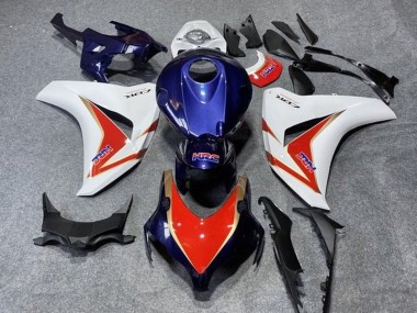 Compra Carenados Moto Honda CBR1000RR 2008-2011 - Blanco Rojo Azul Oscuro Oro HRC