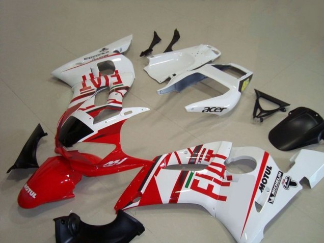Compra Carenados Moto Yamaha YZF R6 1998-2002 - Blanco Rojo Fiat Motul Michelin