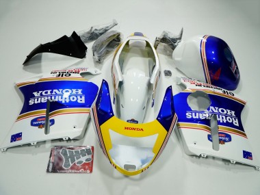 Compra Carenados Moto Honda CBR1100XX Blackbird 1996-2007 - Blanco Azul Amarillo Rothmans