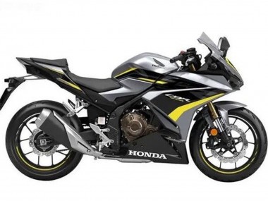 Compra Carenados Moto Honda CBR500R 2019-2021 - Plata Negro Brillante Amarillo